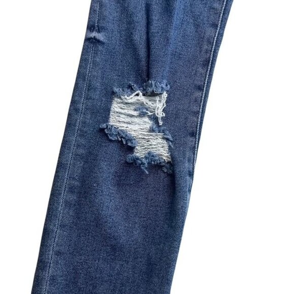 Good American New Women's Size 0/25 Distressed Skinny Jeans - Picture 3 of 8